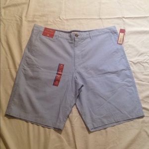 Merona flat front blue shorts